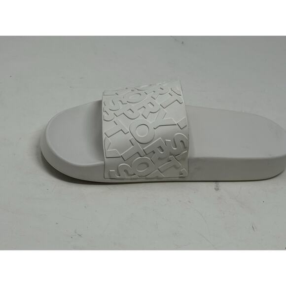 Tory Burch slide embossed logo flip-flops 9 - Picture 3 of 6